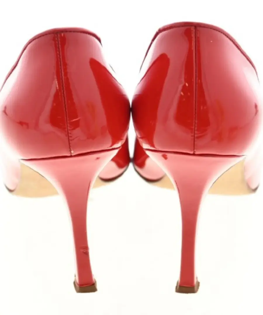MANOLO BLAHNIK 高跟鞋女式 36.5 码红色漆皮-