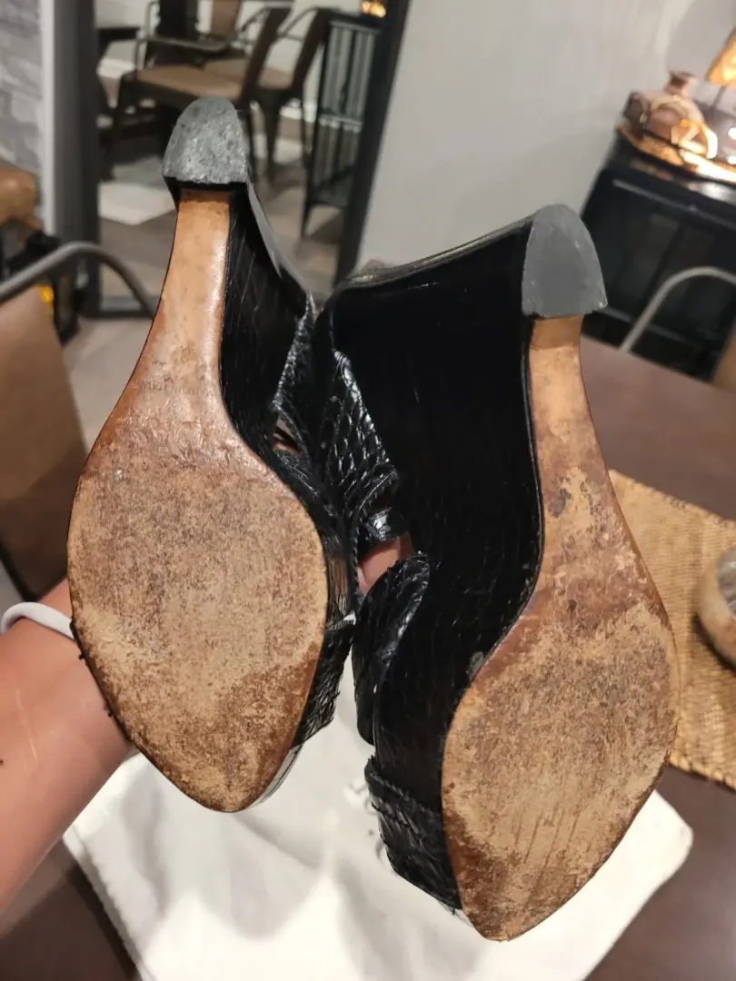 迪奥复古Y2K鳄鱼楔-