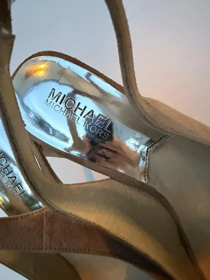 米色 Michael Kors 女式 8M 细高跟鞋-