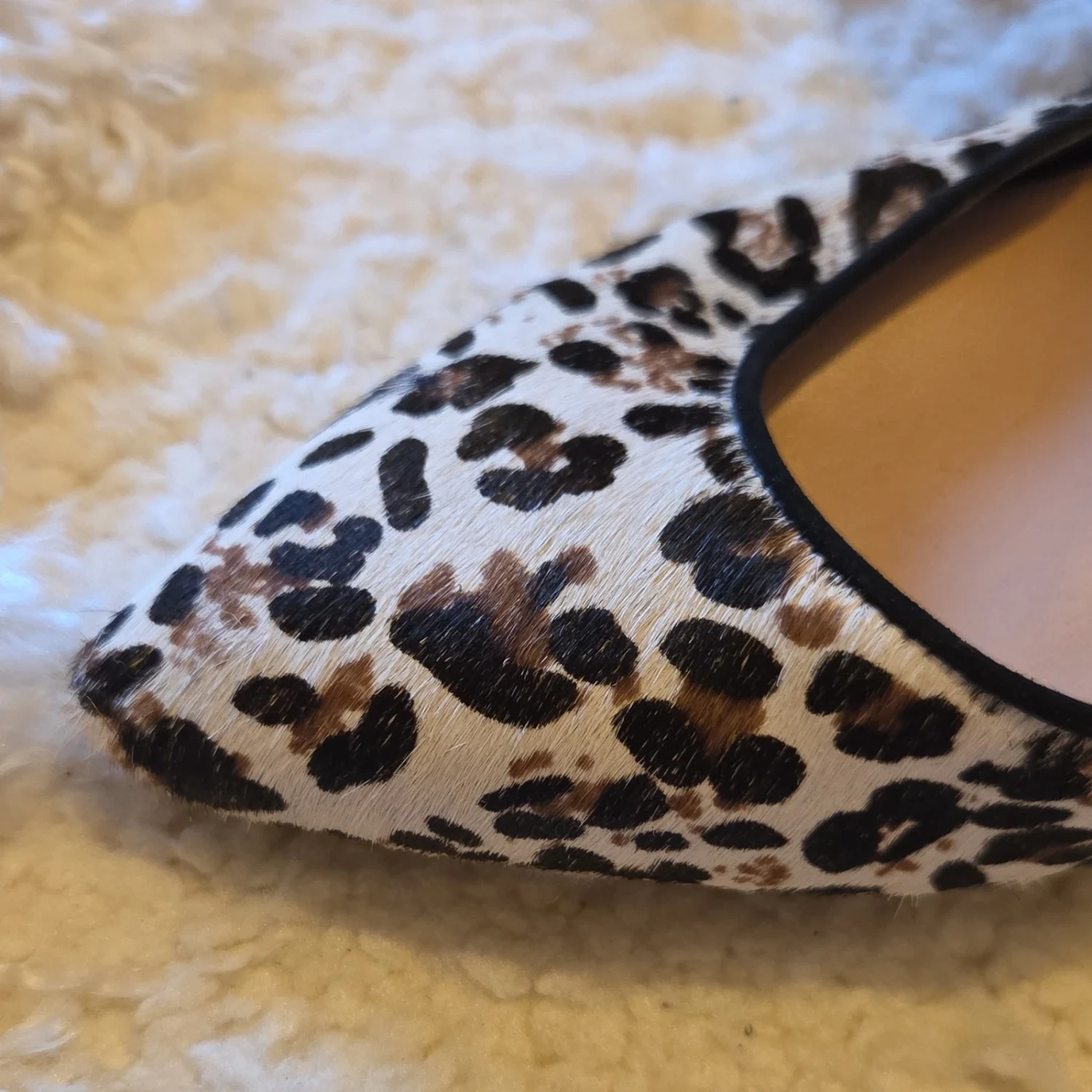 Enzo Angiolini 女式黑色棕色人造麂皮绒动物印花踝带高跟鞋 8.5-