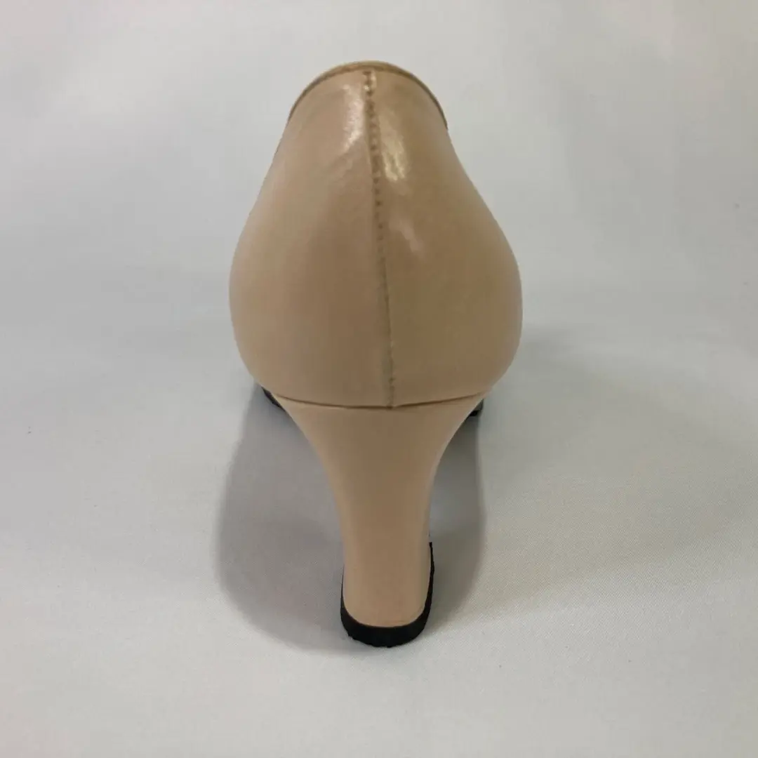 GUCCI Horsebit Pumps 高跟鞋 米色 皮革 EU 36.5 美国 6.5 日本二手-