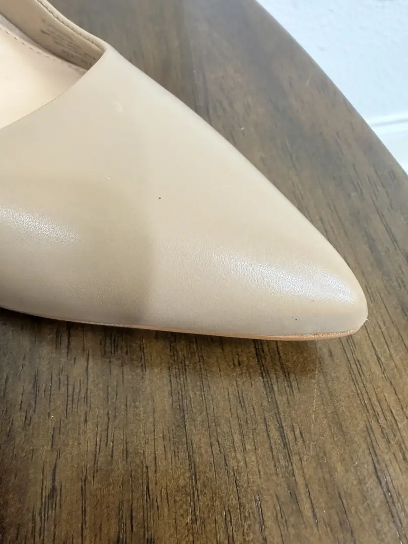 Vince Camuto Tan Taupe 米色高跟鞋 Teritin Slingback Tolinnis 高跟鞋女式 8 码-