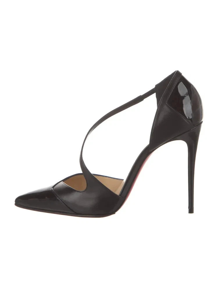 Christian Louboutin 黑色红色底跟 状况良好-