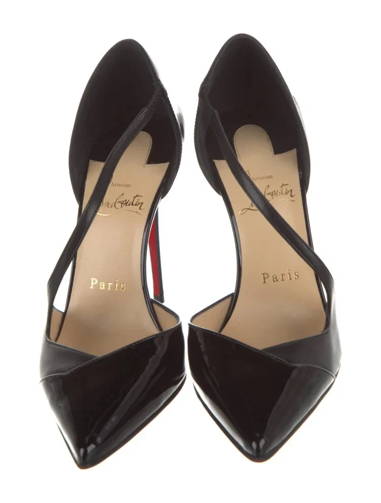 Christian Louboutin 黑色红色底跟 状况良好-