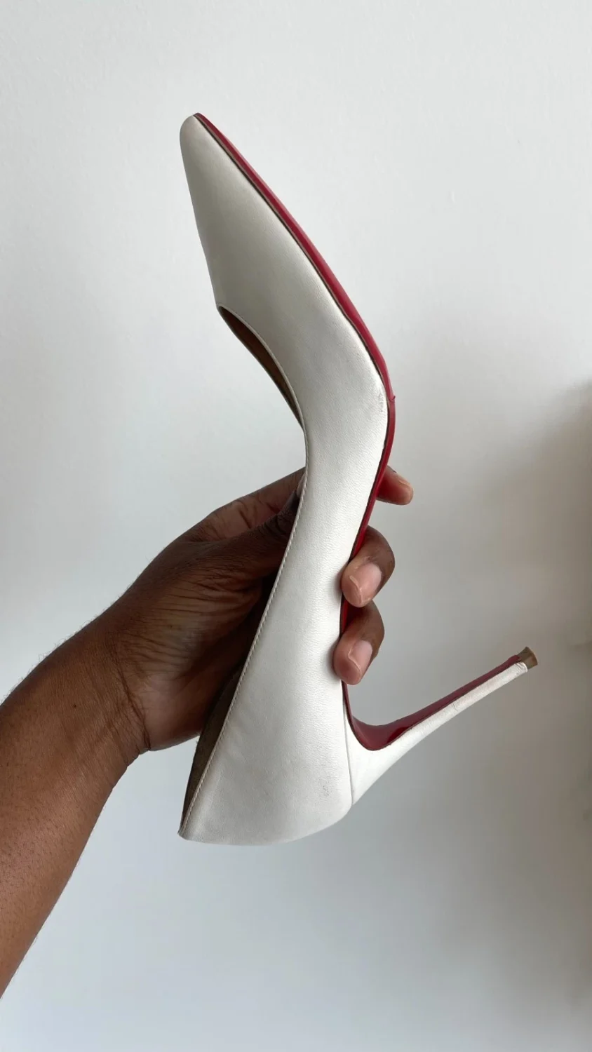 Christain Louboutin 高跟鞋 40 Iriza 85 nappa bianco-