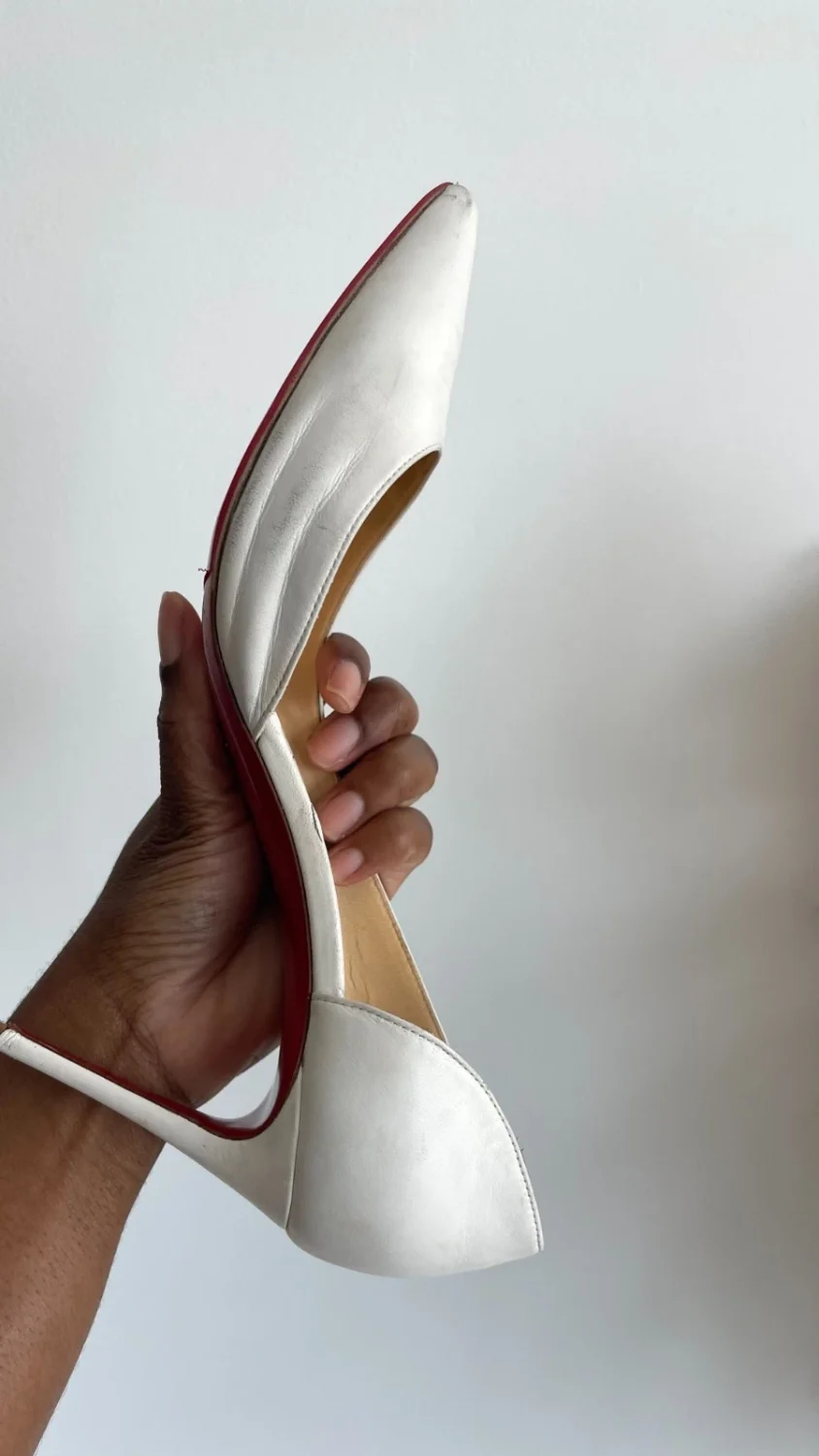 Christain Louboutin 高跟鞋 40 Iriza 85 nappa bianco-