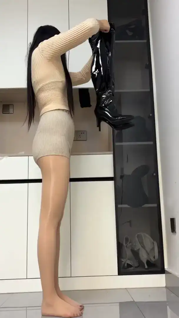 #裤袜#腿精 #长筒靴
