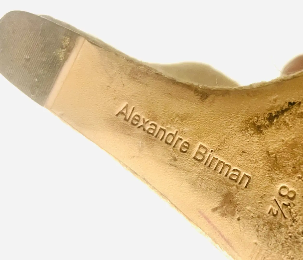 Alexandre Birman 厚底高跟鞋女式 8.5 坡蛇纹绑带-