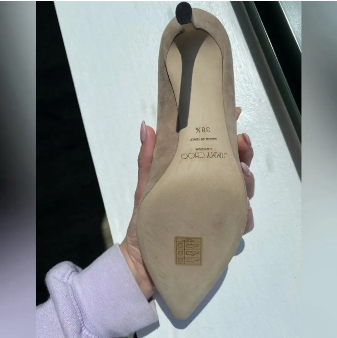 Jimmy Choo Romy 85麂皮绒高跟鞋-